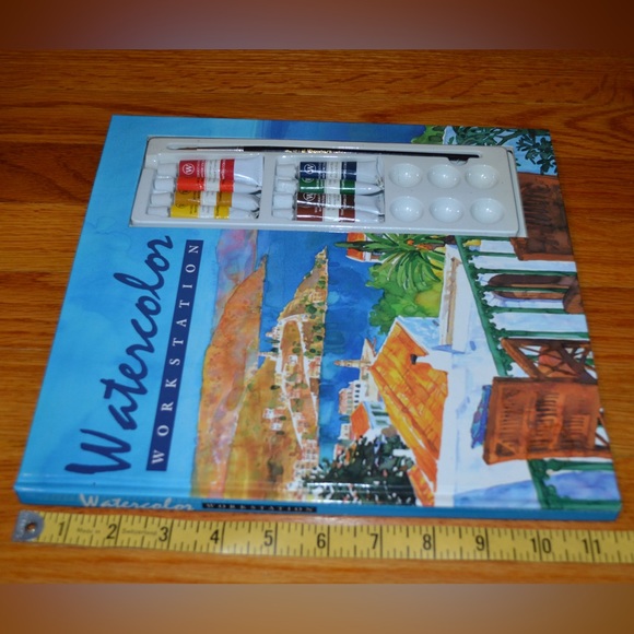 Vintage Watercolor Workstation landscape painting hardcover book - NEW - Picture 4 of 11